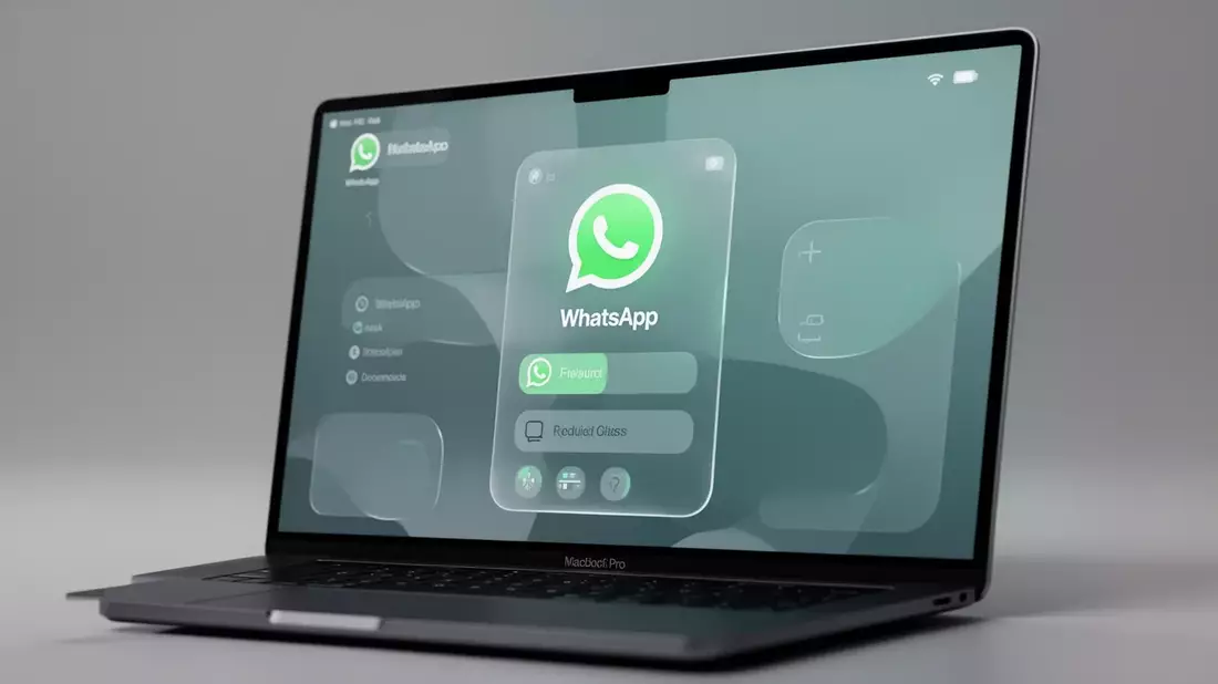 WhatsApp macOS: Liquid Glass bringt transparente Oberfläche Illustration mit AI erstellt übermittelt durch boerse-global.de