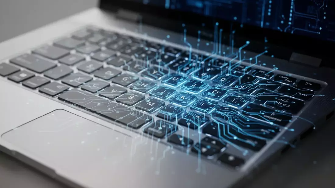 MacBook Pro M5: 50% mehr Leistung durch 3nm-Chip-Architektur Illustration mit AI erstellt übermittelt durch boerse-global.de