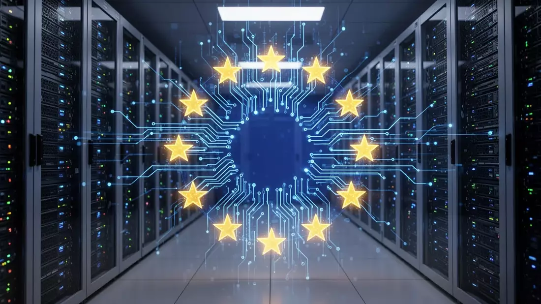 EU-Souveränität: Kommission plant 200-Mrd-Paket gegen US-Tech-Dominanz Illustration mit AI erstellt übermittelt durch boerse-global.de