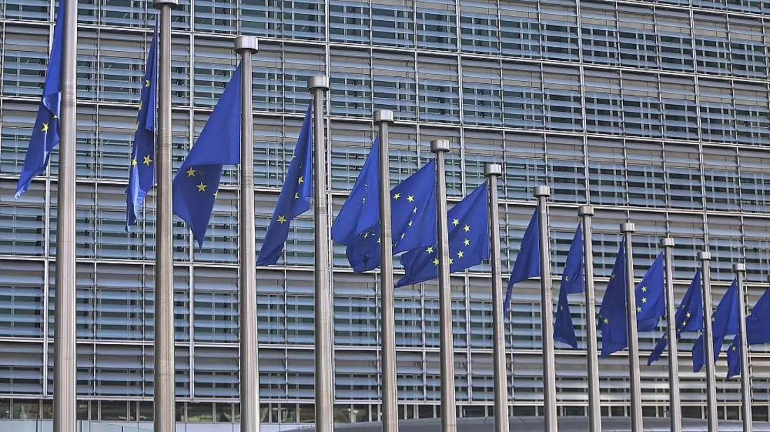 EU-Fahnen (Archiv) - Bild: via dts Nachrichtenagentur