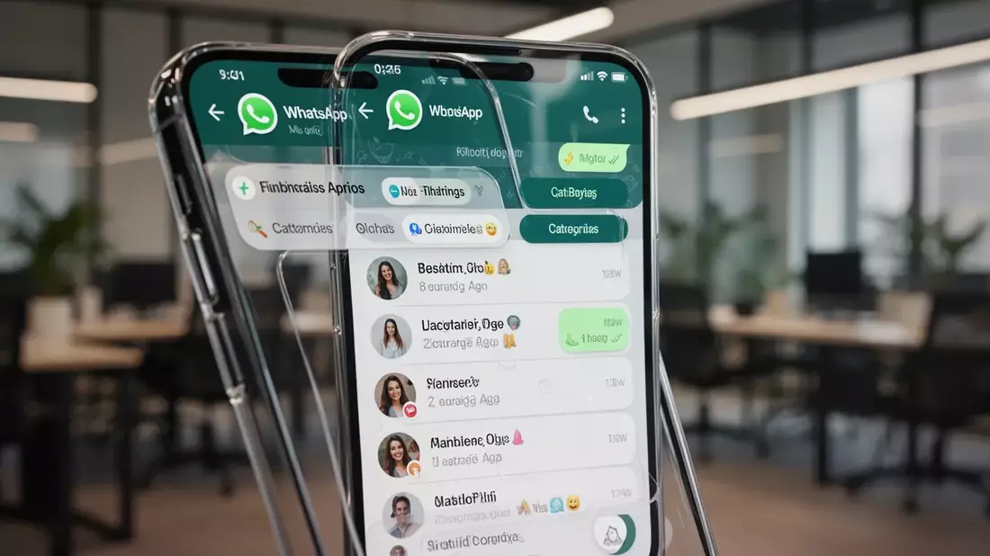 WhatsApp 26.21.74: Benutzerdefinierte Filter und Liquid Glass Design - Bild: über boerse-global.de