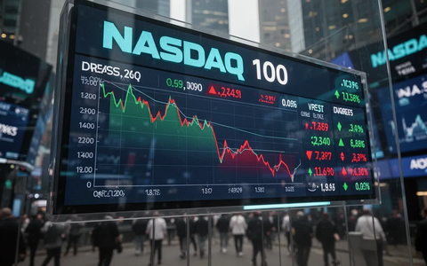 NASDAQ 100: Rekord unter Druck - Bild: über boerse-global.de