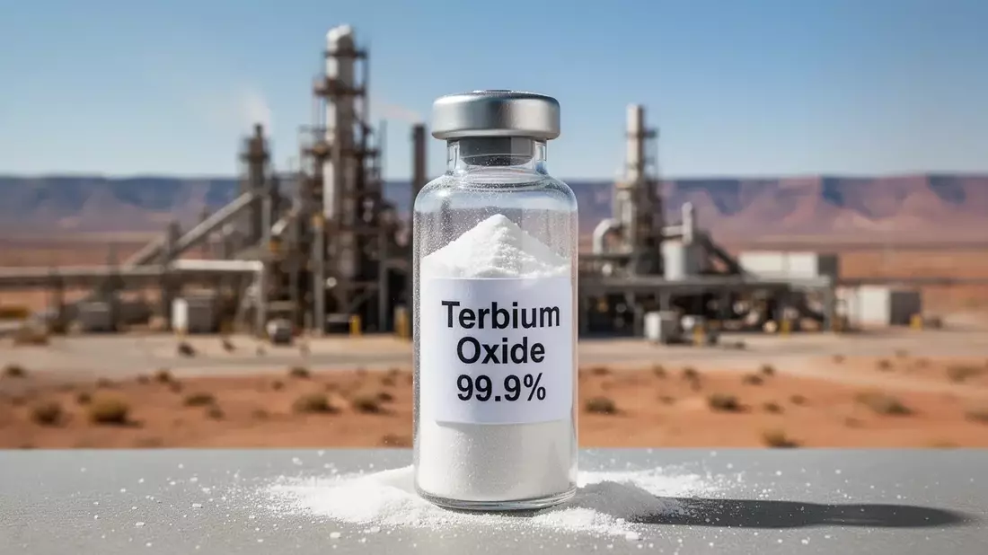 Energy Fuels Aktie: 99,9 Prozent Terbiumoxid in Utah - Bild: über boerse-global.de
