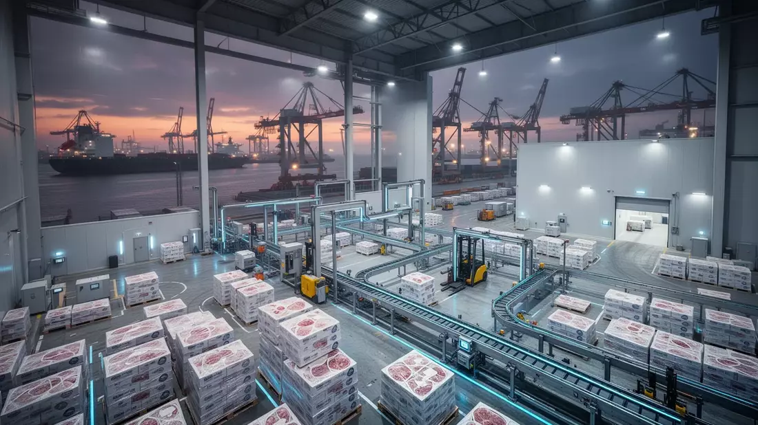 Logistik-Boom: Lineage eröffnet 40.000-Paletten-Kühlhaus in Bremerhaven - Bild: über boerse-global.de