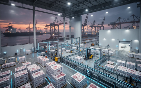 Logistik-Boom: Lineage eröffnet 40.000-Paletten-Kühlhaus in Bremerhaven - Bild: über boerse-global.de
