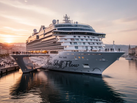 TUI Aktie: Mein Schiff Flow tauft am 20. Juni - Foto: über boerse-global.de