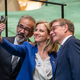 Wahlkampf gegen Freunde: Außenminister Wadephul mit seiner Amtskollegein aus Österreich, Beate Meinl-Reisinger, und seinem portugiesischen Amtskollegen Paulo Rangel. - Bild: Michael Kappeler/dpa