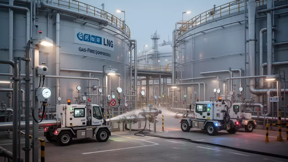 LNG-Sicherheit: ETS stellt Verfahren mit 99,99% Verbrennungsrate vor - Bild: über boerse-global.de