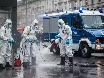 Rescon-Ex 26: EU testet neue Dekontaminations-Einheit in Köln - Foto: über boerse-global.de