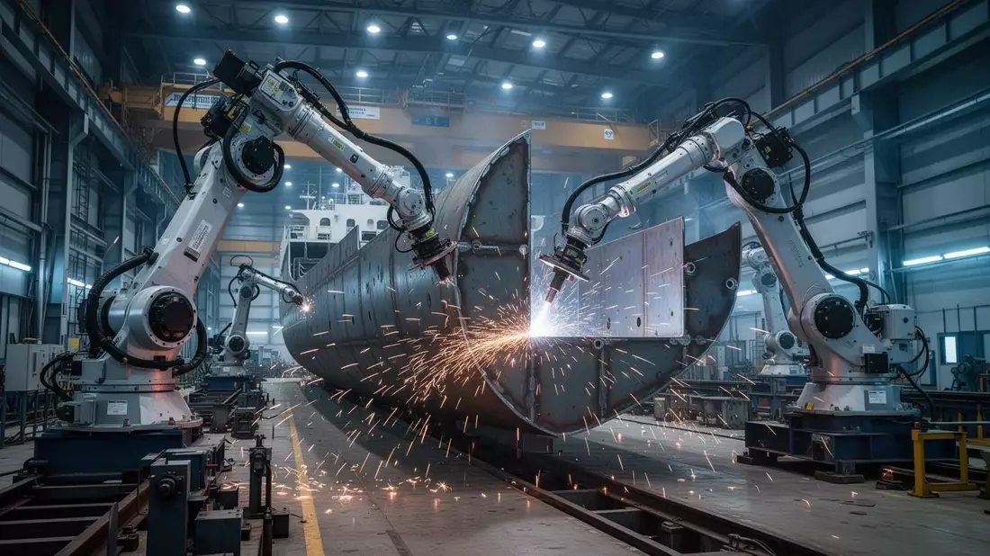 Griechenland-Werften: 1,35 Mrd. Euro für robotergestützte Produktion - Bild: über boerse-global.de