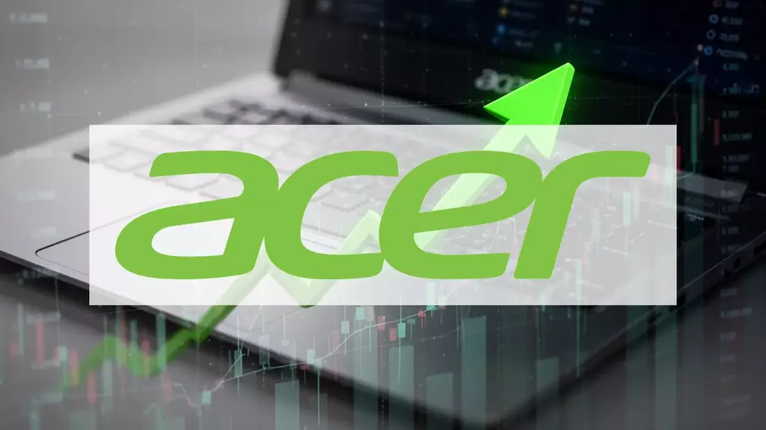 Acer Aktie: 25,94 Prozent Wochenplus auf 43,40 TWD - Bild: über boerse-global.de