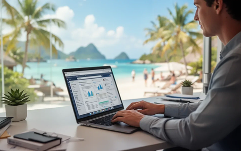 Homeoffice im Ausland: Bis 49,99% ohne Sozialversicherungs-Risiko - Bild: über boerse-global.de