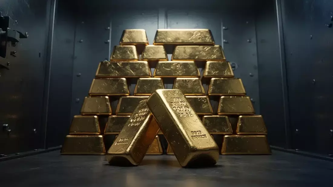 El oro desbanca a los bonos de EE.UU. en las reservas, pero la Fed de Warsh frena el rally - Bild: über boerse-global.de