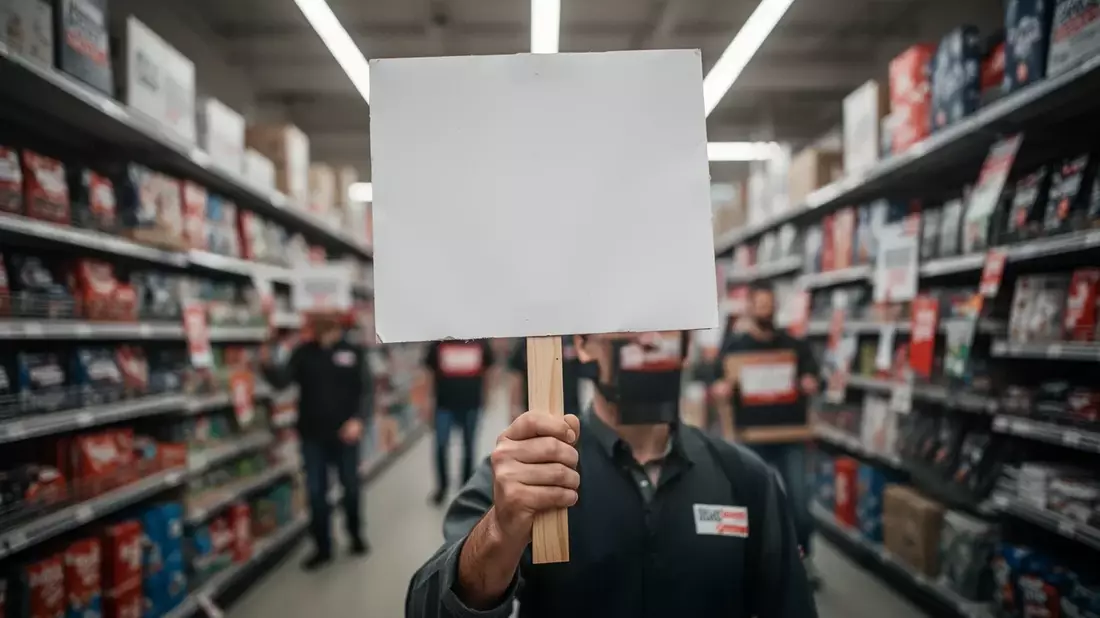 Warnstreiks im Handel: verdi fordert 7% Lohnplus für Millionen - Bild: über boerse-global.de