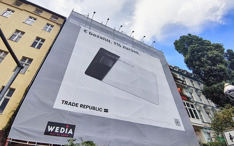 Werbung für Trade Republic (Archiv) - Bild: via dts Nachrichtenagentur