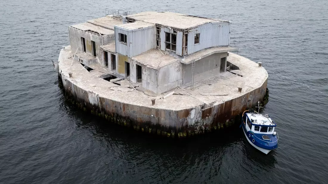 Die Insel Ostervilm im Greifswalder Bodden ist in Hamburg versteigert worden.  - Bild: Philip Dulian/dpa