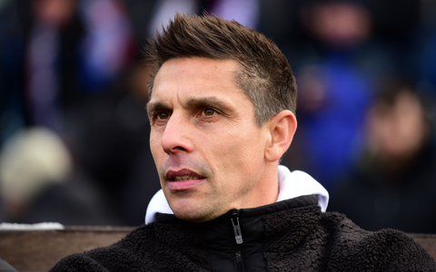 Als neuer St. Pauli-Trainer im Gespräch: der Ex-Kieler Marcel Rapp. (Archivbild)  - Bild: Daniel Bockwoldt/dpa