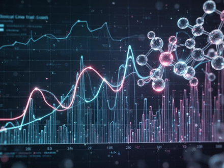 Abstrakte Darstellung von medizinischer Forschung und positiven klinischen Studienergebnissen, die Innovation in der Onkologie symbolisiert. - Foto: über boerse-global.de
