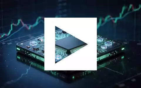 Ein detaillierter Blick auf einen modernen Halbleiterchip mit komplexen Schaltkreisen und leuchtenden Mikrokomponenten, der Technologie und Wachstum symbolisiert. - Foto: über boerse-global.de