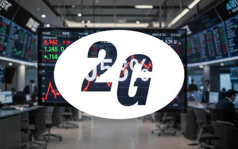 Eine Börsenanzeige zeigt einen deutlichen prozentualen Rückgang, mit einem unscharfen Hintergrund eines modernen Handelsraums. - Foto: über boerse-global.de