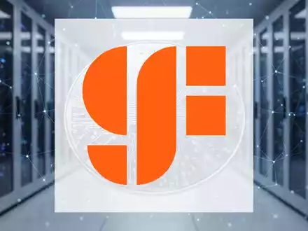 Ein stilisiertes Siliziumwafer mit integrierten Schaltkreisen und einem digitalen Netzwerkraster, vor einem modernen Rechenzentrumshintergrund. - Foto: über boerse-global.de