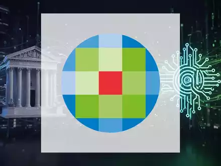 Abstrakte Darstellung einer Datenverbindung zwischen einem Finanzunternehmen und einem KI-Symbol, die einen Deal oder eine Partnerschaft symbolisiert. - Foto: über boerse-global.de