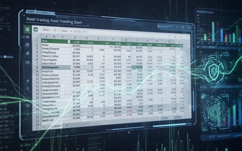Eine digitale Oberfläche, die Excel-Tabellen in ein hochmodernes Asset-Tracking-System integriert, mit Datenvisualisierung. - Foto: über boerse-global.de