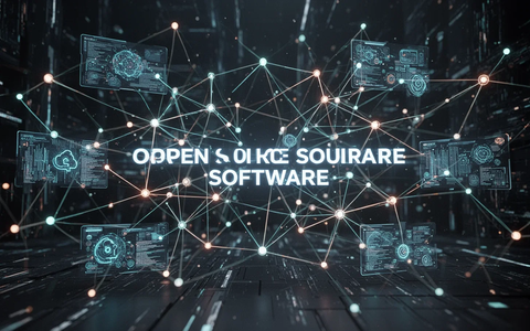 A glowing, interconnected network of digital lines and nodes, representing the open-source software ecosystem and digital autonomy. - Foto: über boerse-global.de