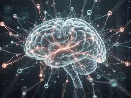A stylized digital representation of interconnected nodes and lines, symbolizing AI memory and data synthesis. - Foto: über boerse-global.de