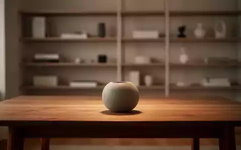 Eine aufgeräumte, minimalistische Wohnung mit warmem Licht und einem einzelnen, sorgfältig platzierten Objekt auf einem Holztisch. - Foto: über boerse-global.de