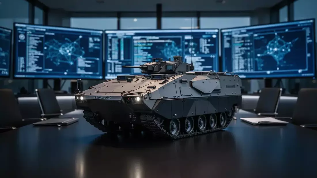 Rheinmetall Sells Auto Unit, Shows New Drones as Stock Falls 25% YTD