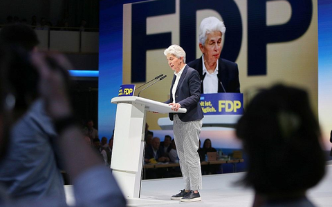 Strack-Zimmermann überrascht von Ergebnis bei FDP-Parteitag
