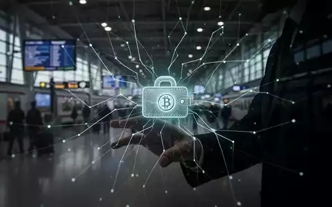 Eine Hand manipuliert eine digitale Benutzeroberfläche, umgeben von leuchtenden Netzwerklinien, die auf ein Krypto-Wallet-Symbol zulaufen. - Foto: über boerse-global.de