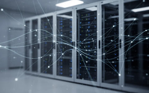 An abstract digital network with glowing lines and nodes, representing data flow and connectivity issues in a server environment. - Foto: über boerse-global.de