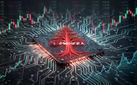 Eine stilisierte, leuchtende Leiterplatte mit einem Redwood-Baummotiv, die künstliche Intelligenz und Wachstum symbolisiert. - Foto: über boerse-global.de