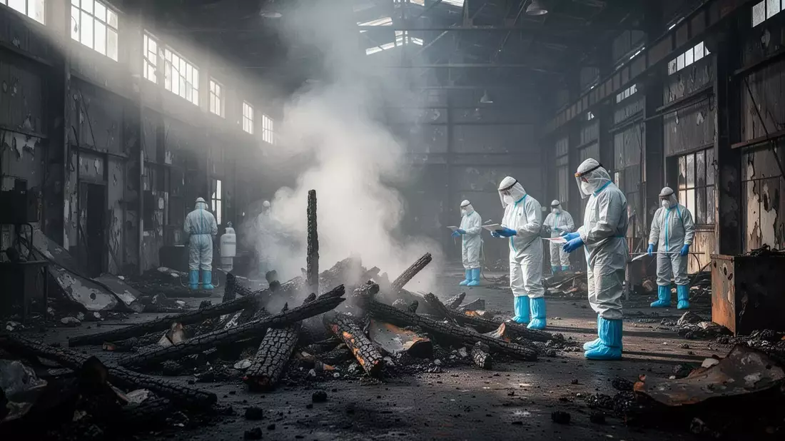 Detmolder Betriebsbrand: Polizei schließt Brandstiftung aus