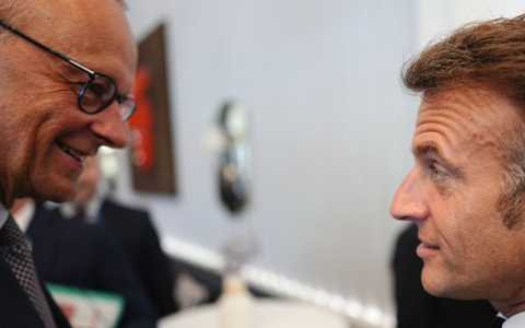 Merz und Macron starten beim Westbalkan-Gipfel eine gemeinsame Initiative. - Bild: Kay Nietfeld/dpa
