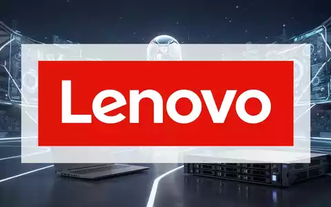 Ein futuristisches Stadion mit holografischen Anzeigen und einem stilisierten FIFA 2026-Logo, davor ein Lenovo-Laptop. - Foto: über boerse-global.de