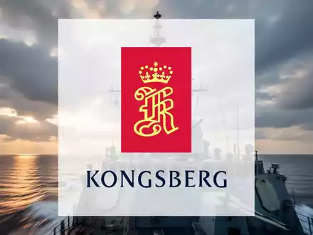 Nahaufnahme des Radarsystems eines modernen Marineschiffes der Fridtjof-Nansen-Klasse unter dramatischem Himmel. - Foto: über boerse-global.de