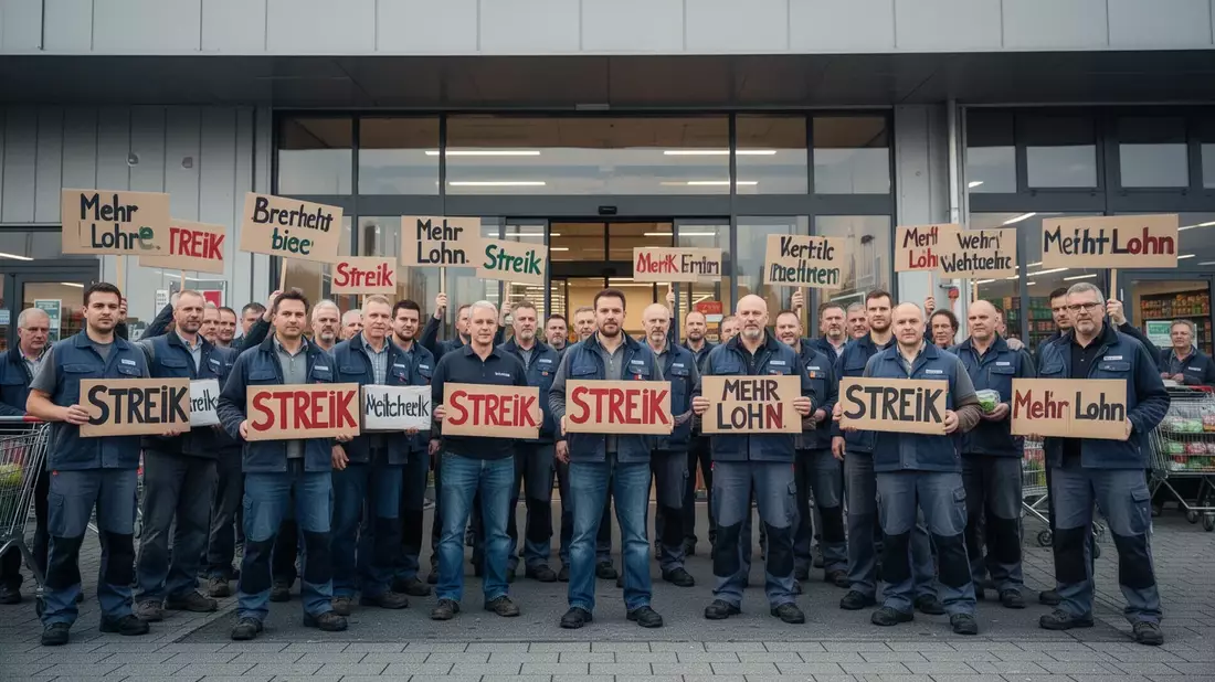 Ver.di Warnstreiks im Einzelhandel: Lohnforderungen und Reaktionen