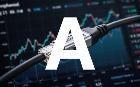 Nahaufnahme eines modernen elektronischen Steckverbinders vor einem unscharfen Hintergrund mit Finanzdaten, der das Wachstum von Amphenol symbolisiert. - Foto: über boerse-global.de