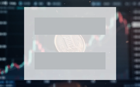 Eine japanische Yen-Münze fällt mit einem unscharfen Diagramm im Hintergrund, das einen starken Rückgang zeigt. - Foto: über boerse-global.de