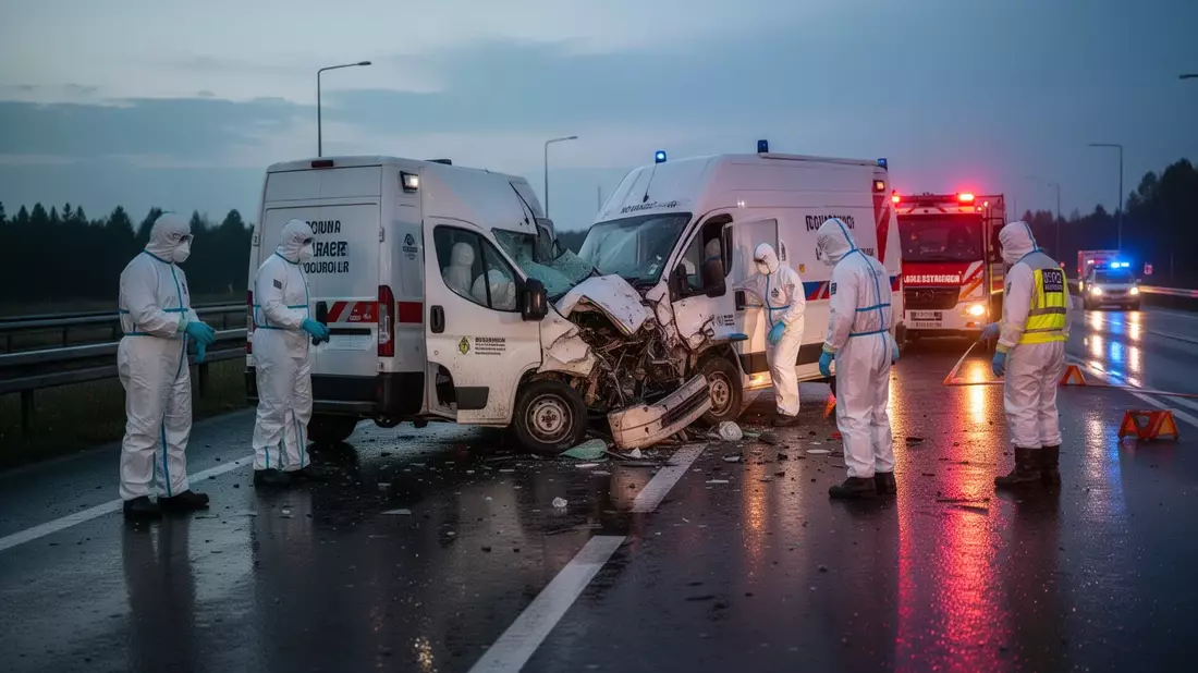 A20 bei Jarmen: Bio-Alarm nach Unfall mit infektiösen Proben