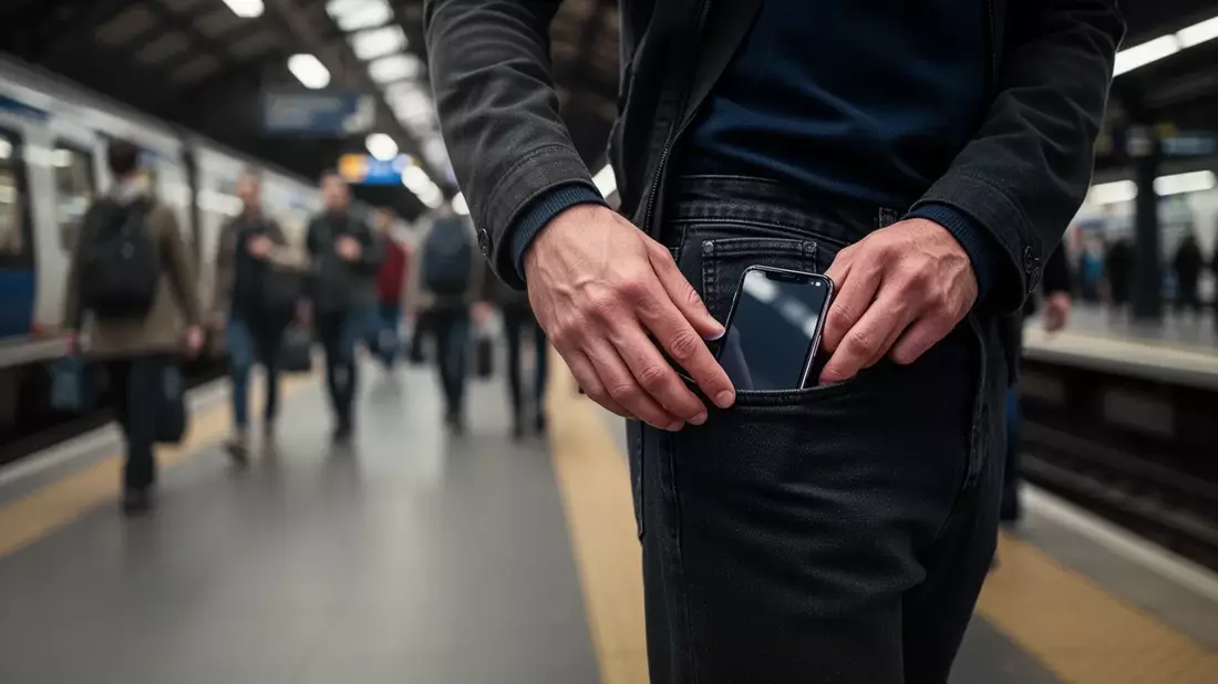 Trickdiebstahl am Bahnhof: Kind als Ablenkung bei Smartphone-Diebstahl