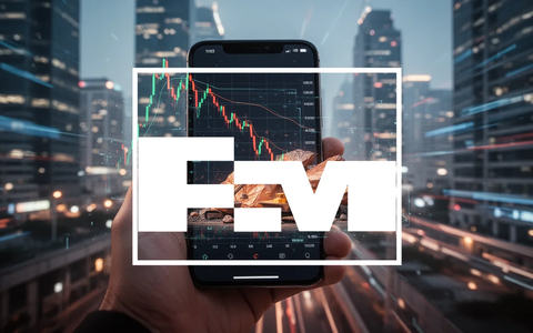 Eine Hand hält ein Smartphone mit einem abstürzenden Aktienchart, im Hintergrund eine angedeutete Bergbau- oder Kupfererzszene. - Foto: über boerse-global.de