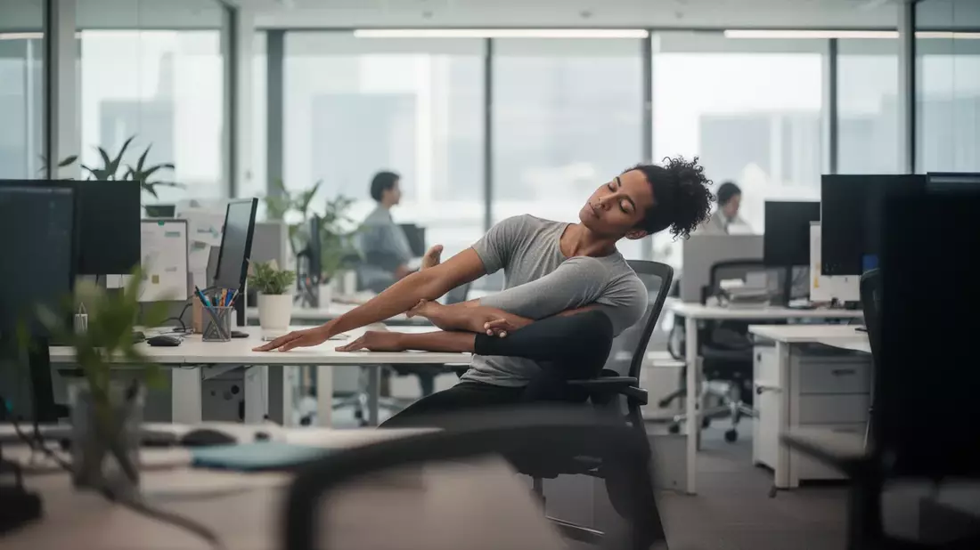Rückenschmerzen im Job: Yoga und Übungen gegen Verspannungen