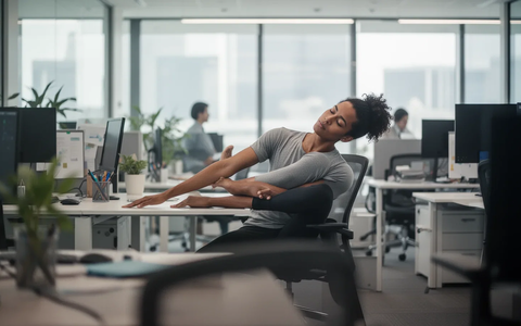 Rückenschmerzen im Job: Yoga und Übungen gegen Verspannungen