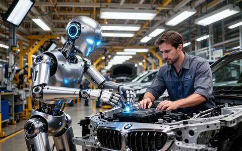 BMW testet humanoide Roboter in der Fertigung