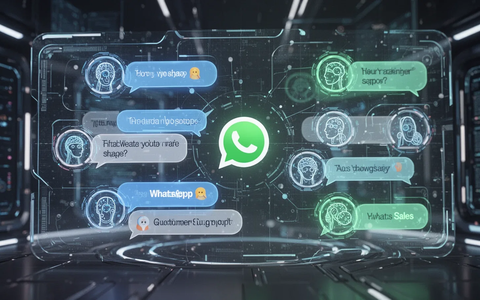 Digital interface showing AI chat bubbles and customer support icons, symbolizing automated business communication and sales. - Foto: über boerse-global.de