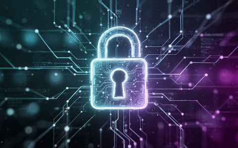 A glowing padlock icon over a futuristic digital network, symbolizing enhanced security and identity management. - Foto: über boerse-global.de